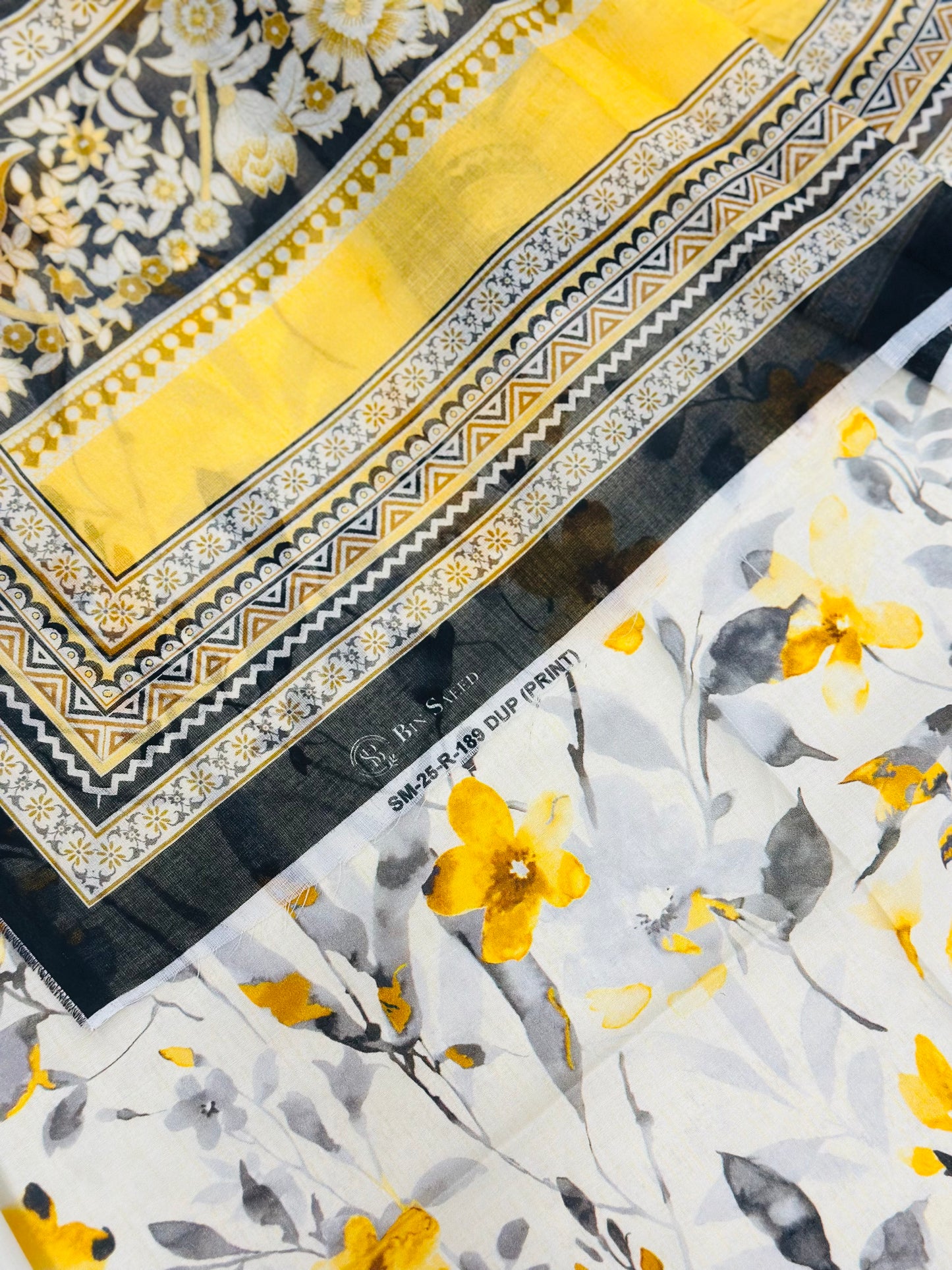 BINSAEED PRINTED LAWN 3-PIECE